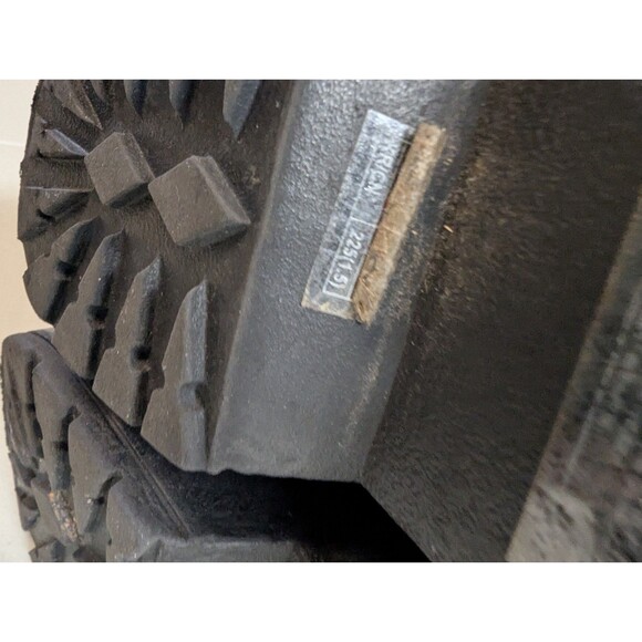 Forever 21 Black Croc Embossed Platform Combat Boots Buckle Moto Goth Sz 5.5 - Picture 10 of 14